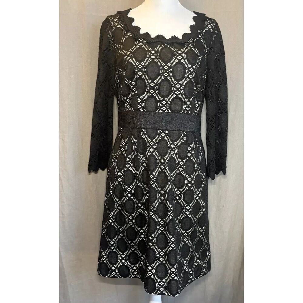 anthropologie black cocktail dress | Dresses | Anthropologie Phoebe Couture Floral Lace Size 6 Max Studio Black/White Gingham style_desc_tag-Liscia con mascherina COLOR:Peach Multi 88% polyester